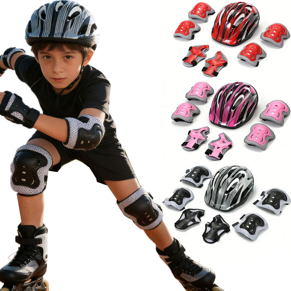 Cycling Protective Gear Kids - Bicycle Sport Protective Gear Set Adjustable