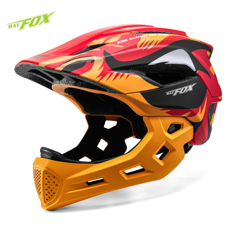 BATFOX Kids Full Face Bike Hel - Cycling Protective Gear Kids review and price