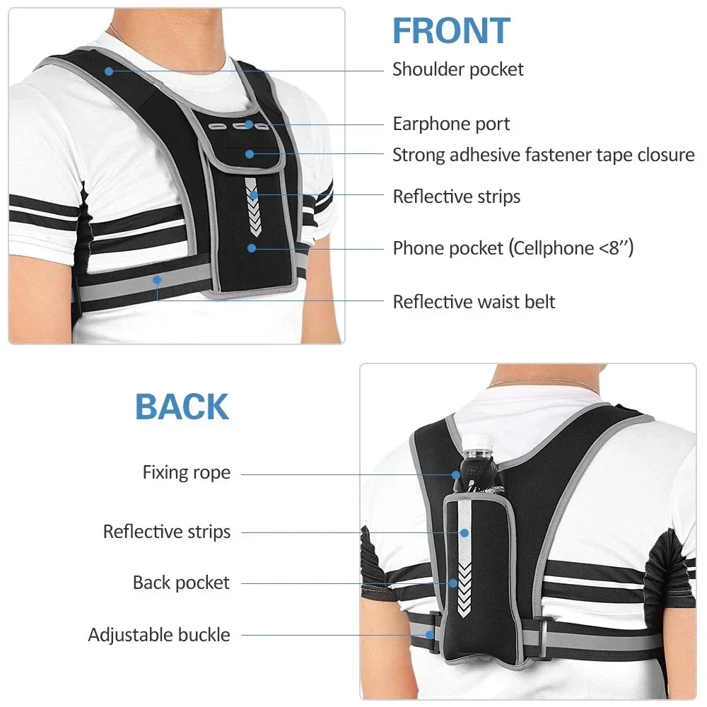 1Pcs Reflective Running Vest,  - Reflective Cycling Vest review and price