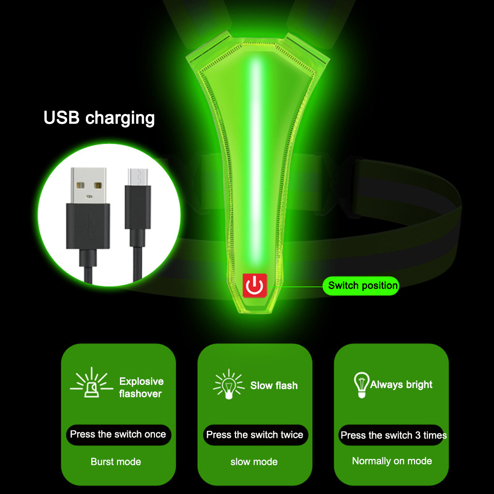 LED Running Vest USB Rechargea - Reflective Cycling Vest review and price