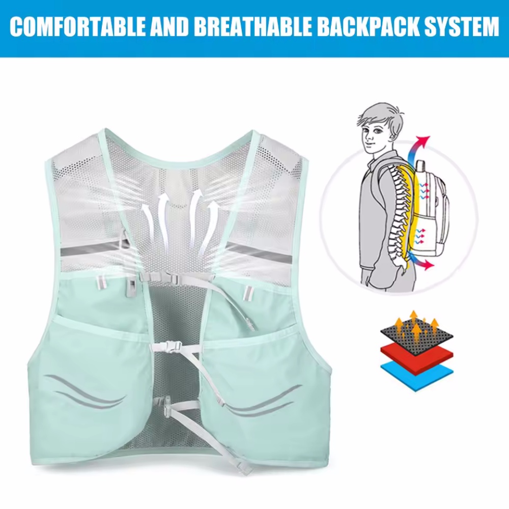 Reflective Running Vest Hydrat - Reflective Cycling Vest review and price