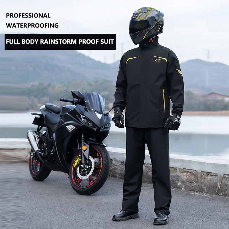 Motorcycle Spilt Raincoat Pant - Cycling Gear Jacket review and price