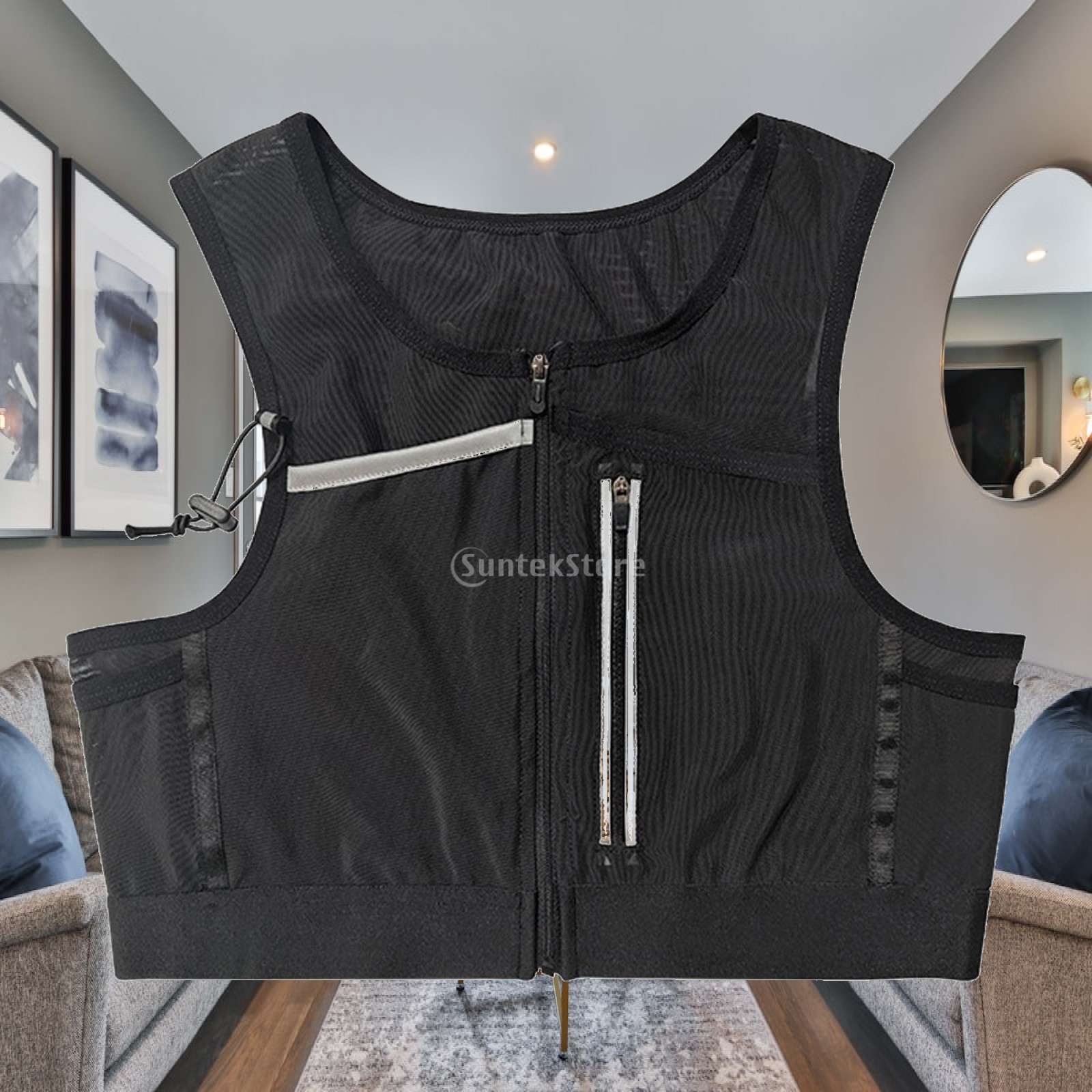 Running Vest Bag Chest Pack Re - Reflective Cycling Vest review and price