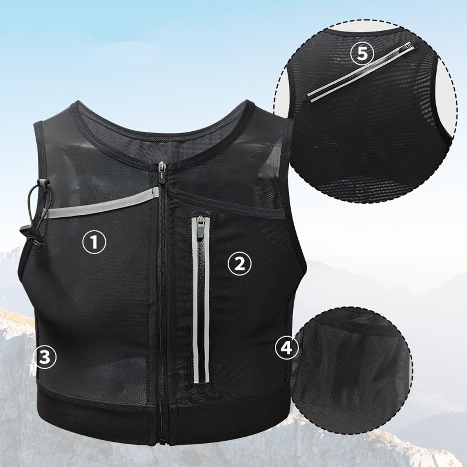 Running Vest Bag Chest Pack Re - Reflective Cycling Vest review and price
