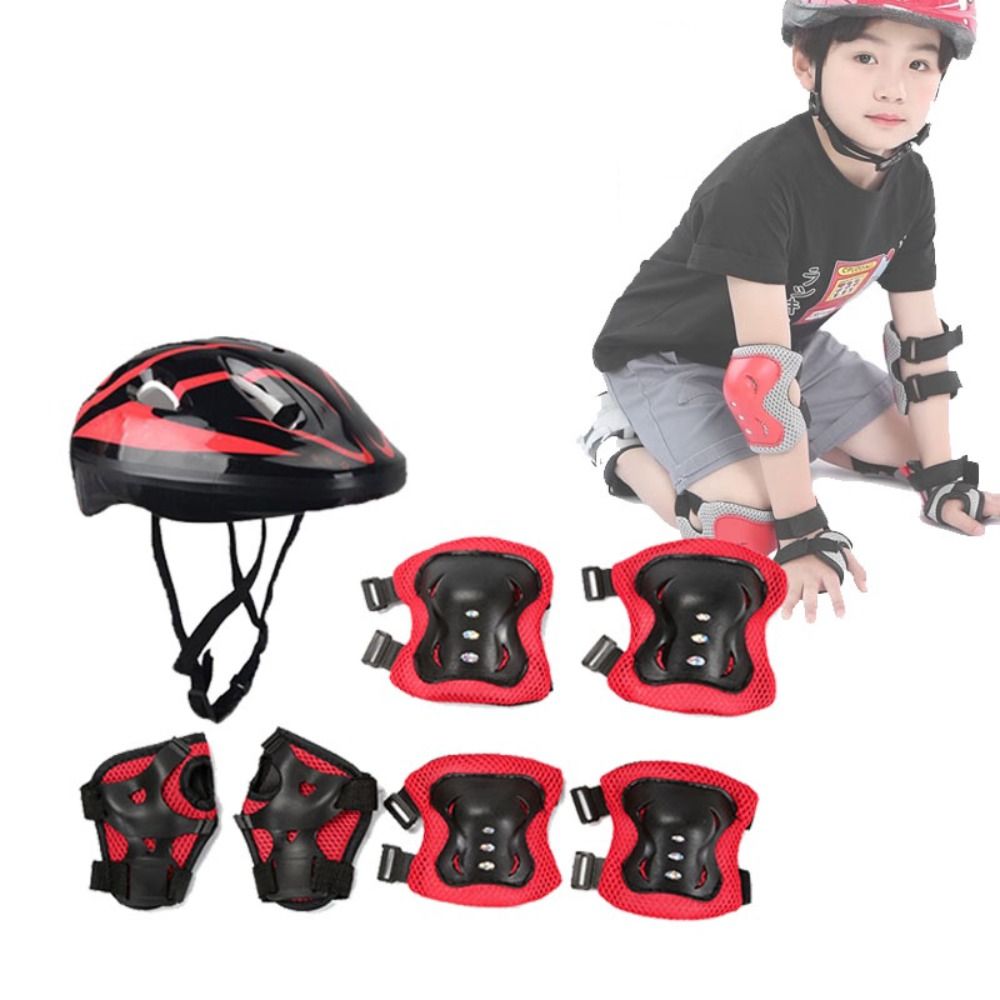 Kids Helmet Knee Elbow Pads Wr - Cycling Protective Gear Kids review and price