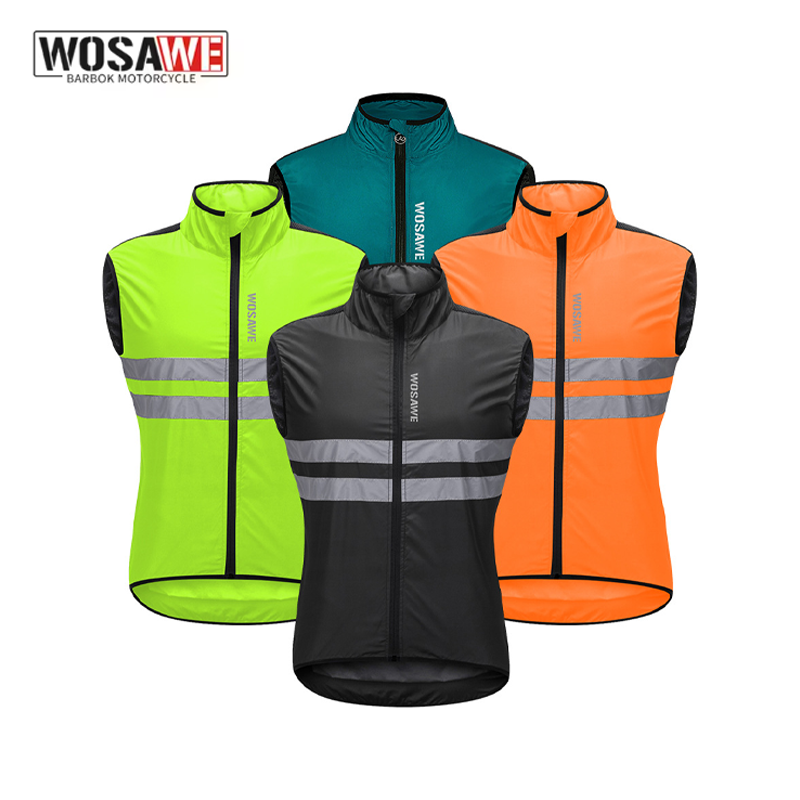 WOSAWE Men Cycling Windbreaker - Reflective Cycling Vest review and price