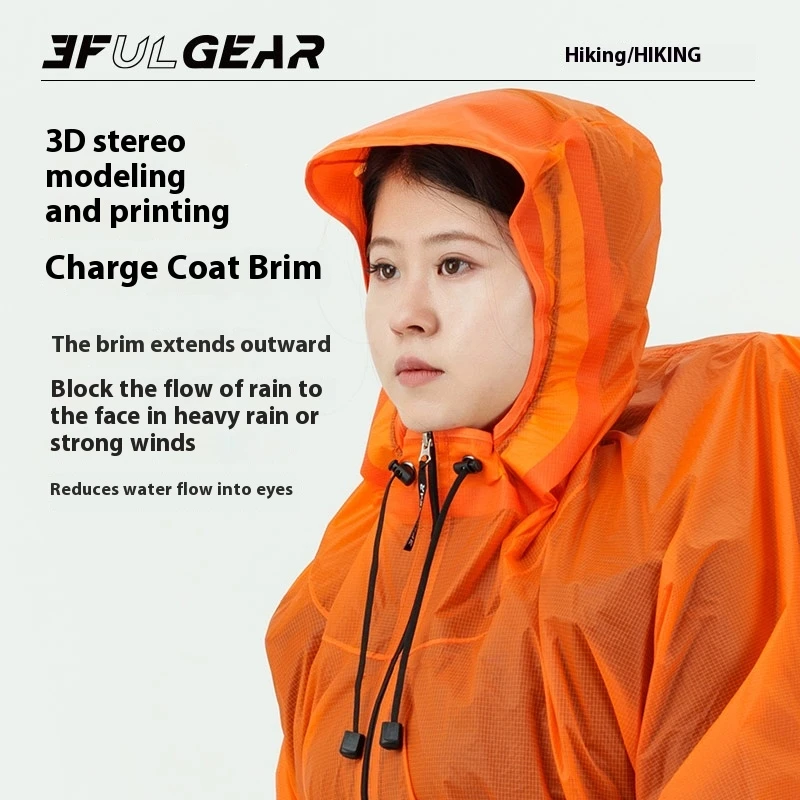 3F UL GEAR Zipper Raincoat 15D - Cycling Gear Jacket review and price