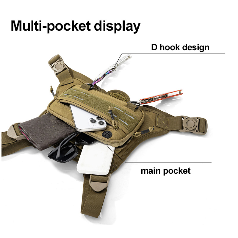 Tactical Front Chest Rig Bag V - Reflective Cycling Vest review and price