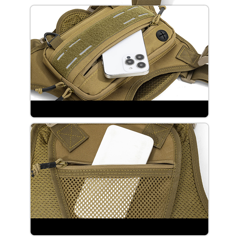 Tactical Front Chest Rig Bag V - Reflective Cycling Vest review and price