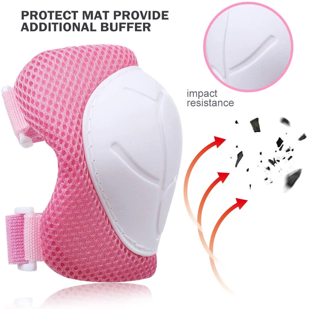 GOMOREON 6Pcs/Set Kids Knee Pa - Cycling Protective Gear Kids review and price