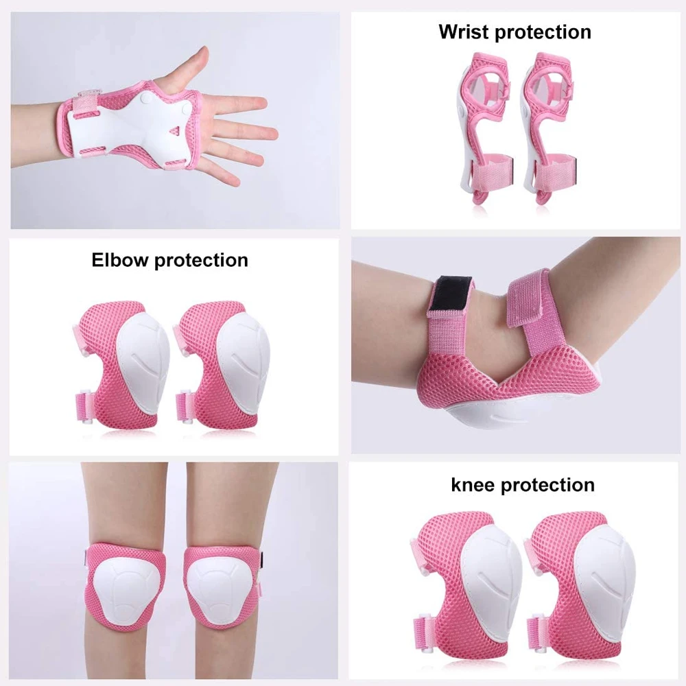 GOMOREON 6Pcs/Set Kids Knee Pa - Cycling Protective Gear Kids review and price