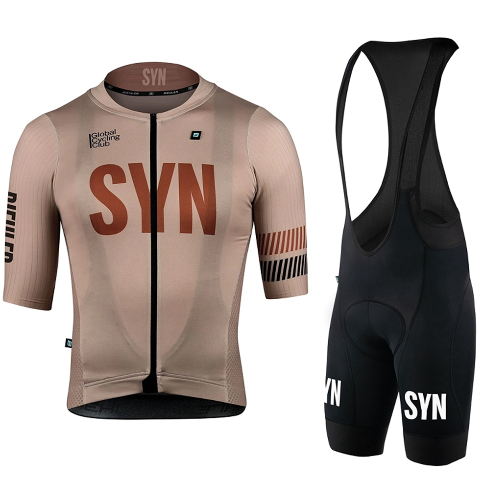 SYN Brown Cycling Clothing men - Cycling Gear Leaderboard review and price