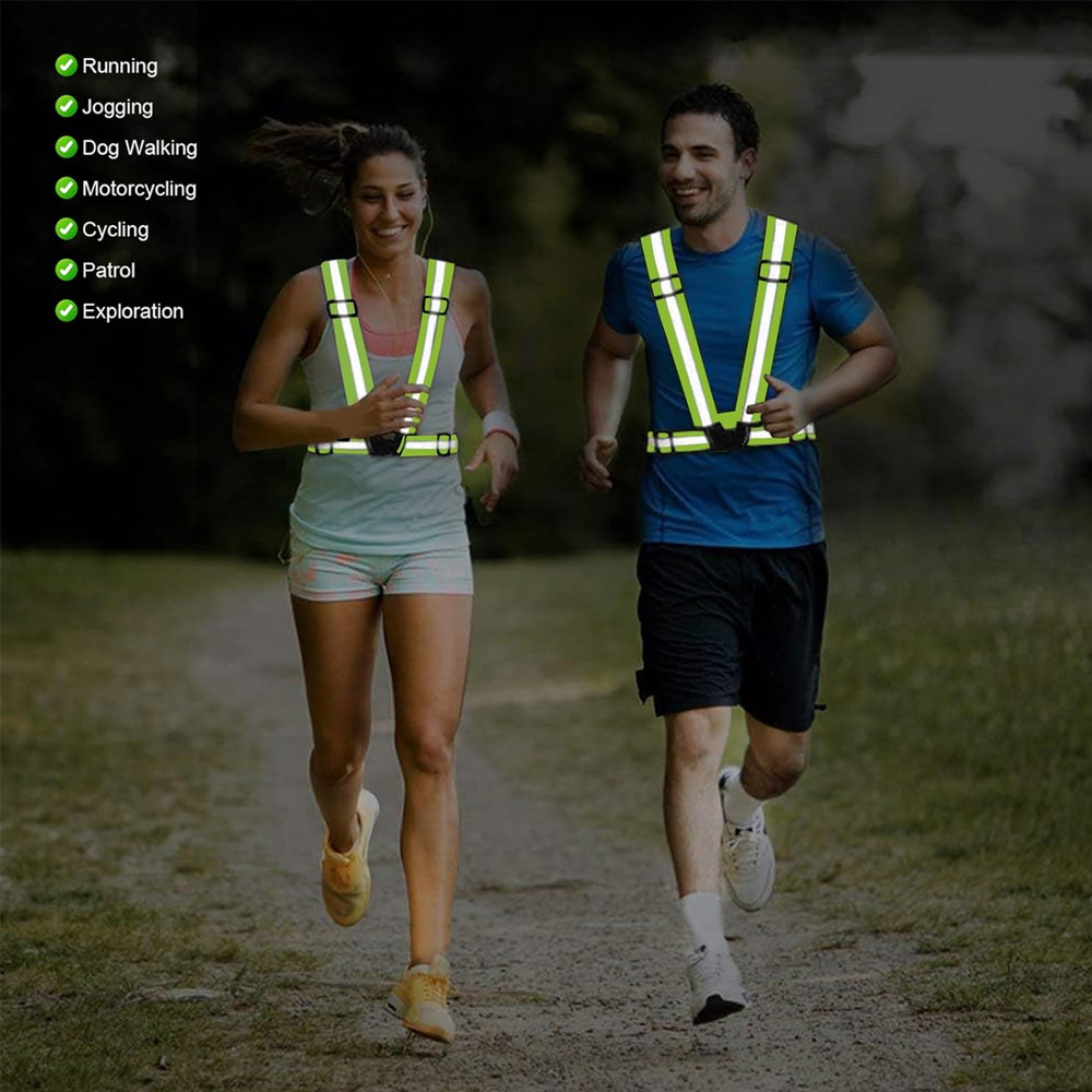 1Pcs Night Running Vest High V - Reflective Cycling Vest review and price