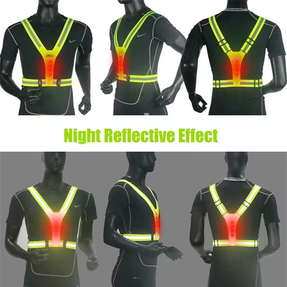 LED Running Vest Reflective Gl - Reflective Cycling Vest review and price