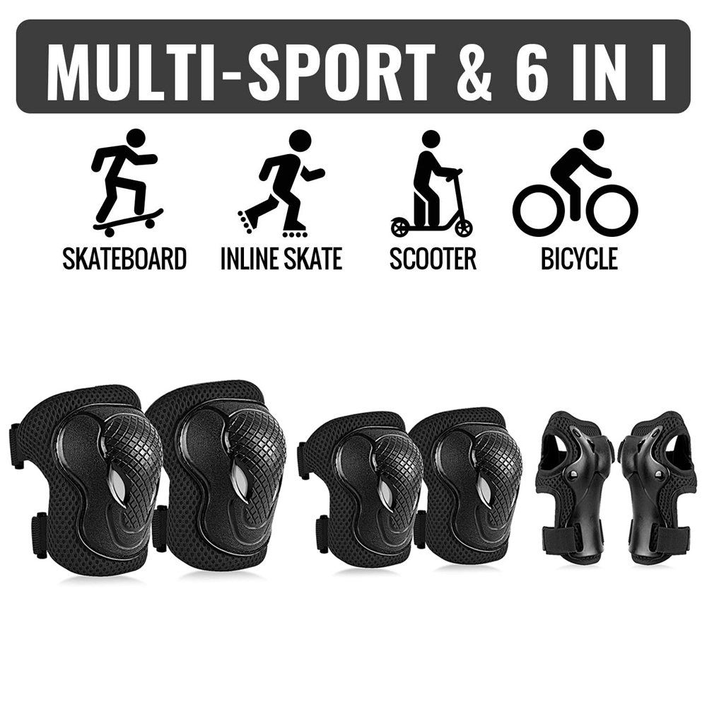 GOMOREON 6Pcs/Set Kids Safety  - Cycling Protective Gear Kids review and price