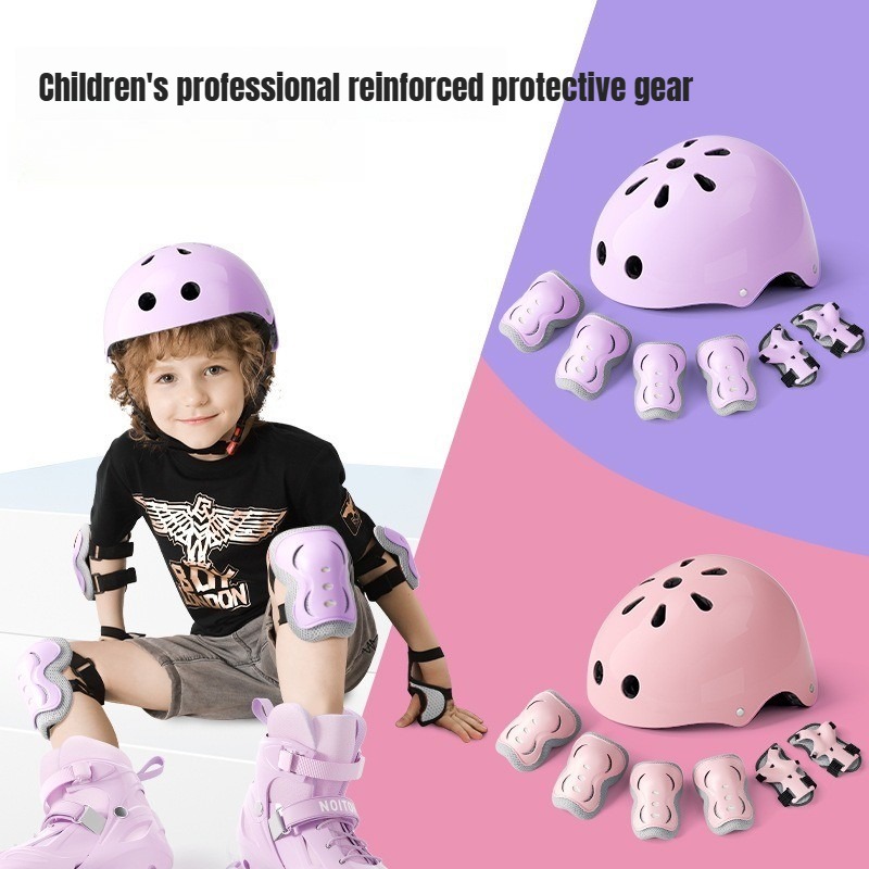 7Pcs/Set Kids Ages 3-10 with W - Cycling Protective Gear For Kids review and price