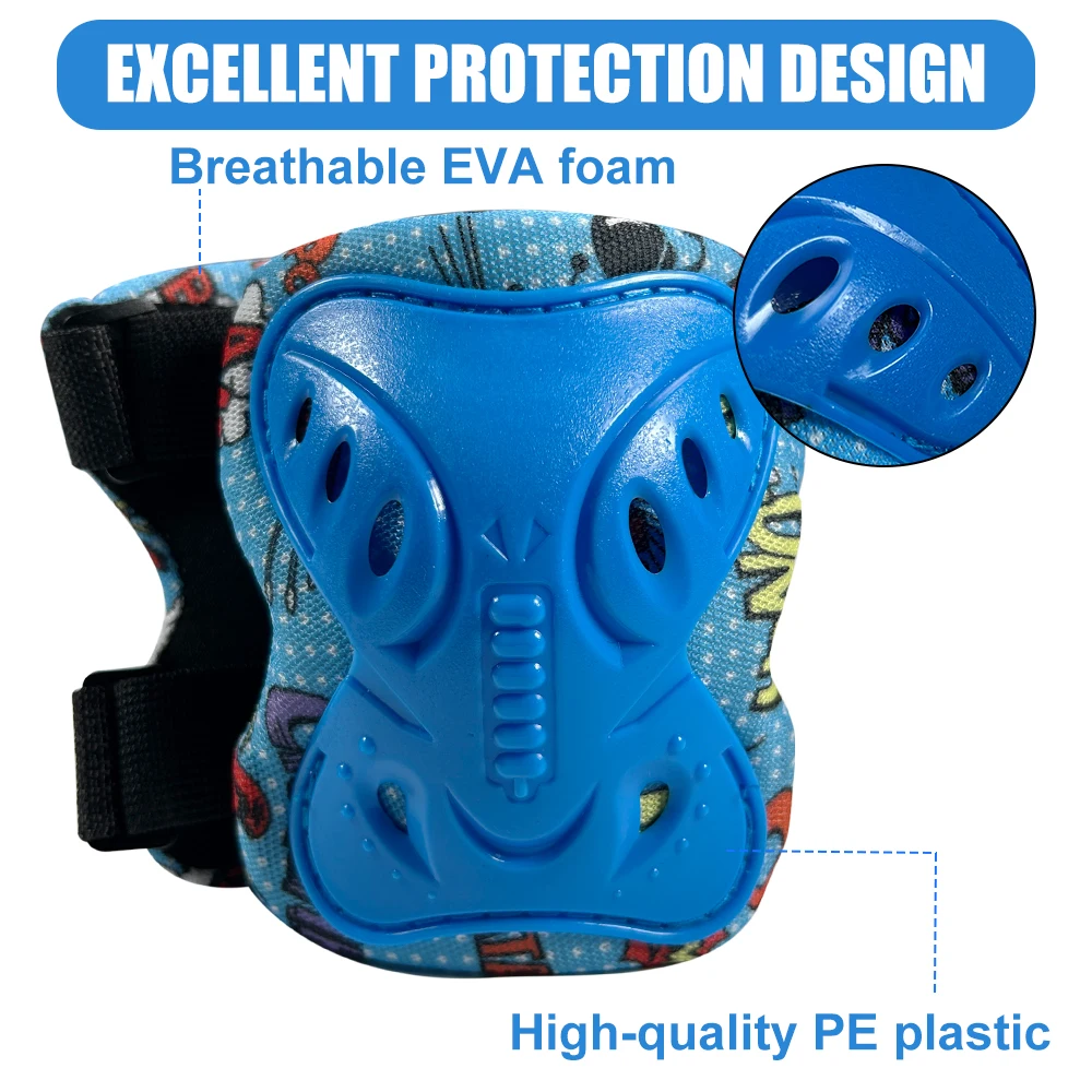6Pcs Kids 3-12 Years Knee Elbo - Cycling Protective Gear Kids review and price