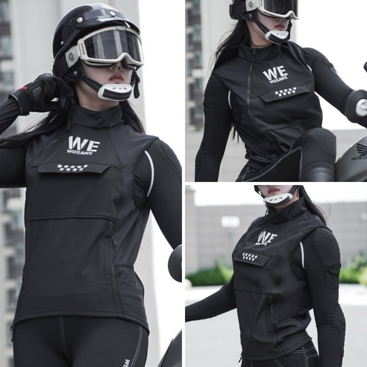 WOSAWE Winter Motorcycle Ridin - Reflective Cycling Vest review and price