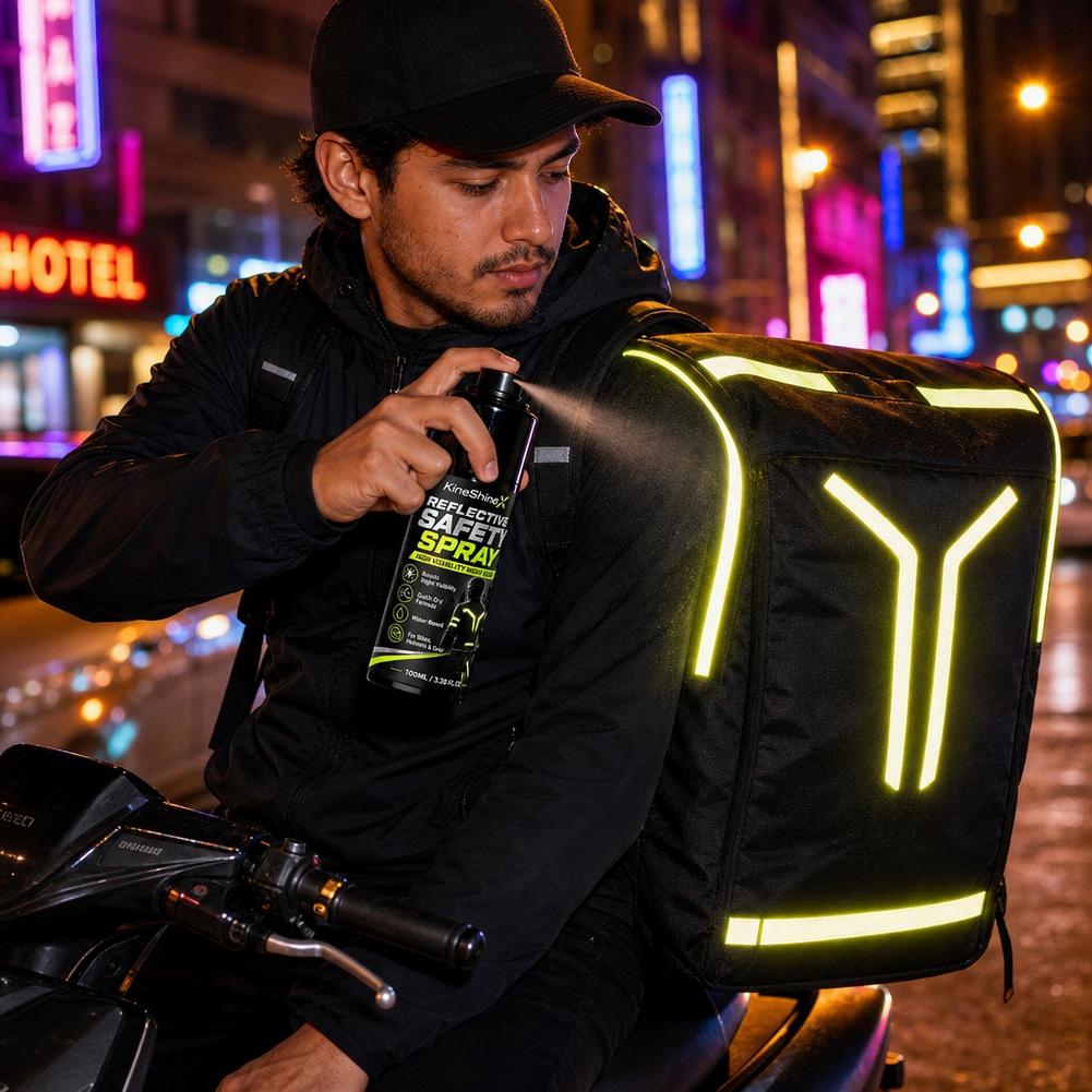 Night Reflective Safety Spray  - Cycling High Gear review and price