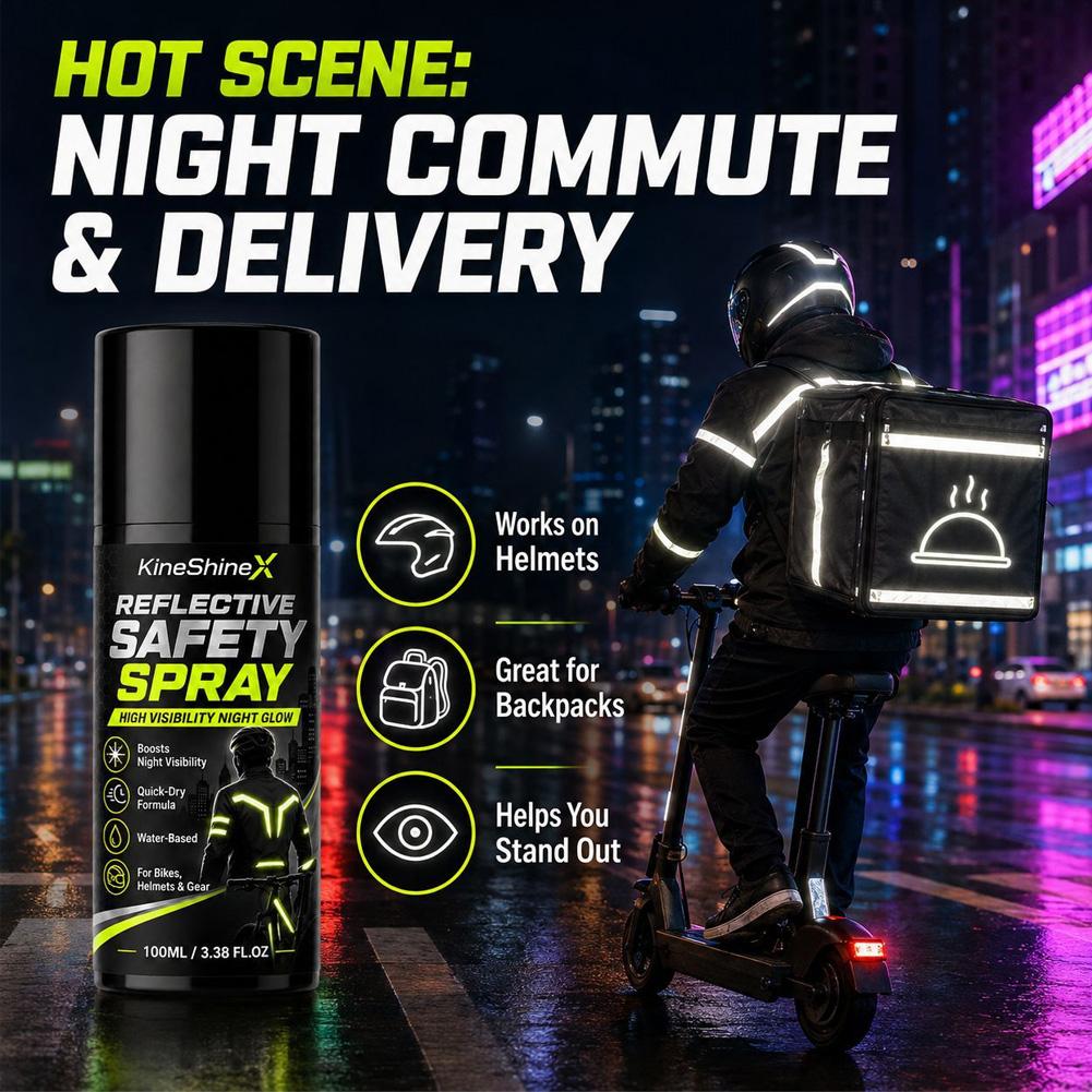 Night Reflective Safety Spray  - Cycling High Gear review and price