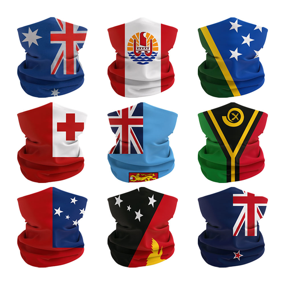 Oceania National Flags Face Ba - Cycling Gear Australia review and price